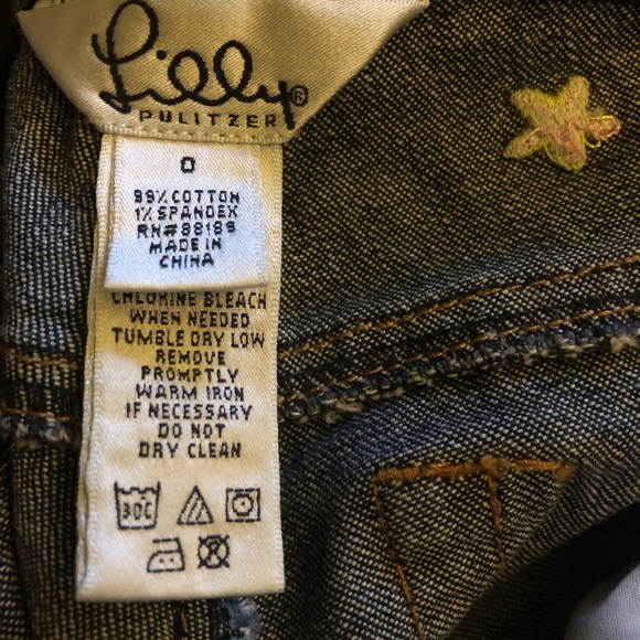 Vintage Lily Pulitzer Star Jeans - Picture 4 of 7